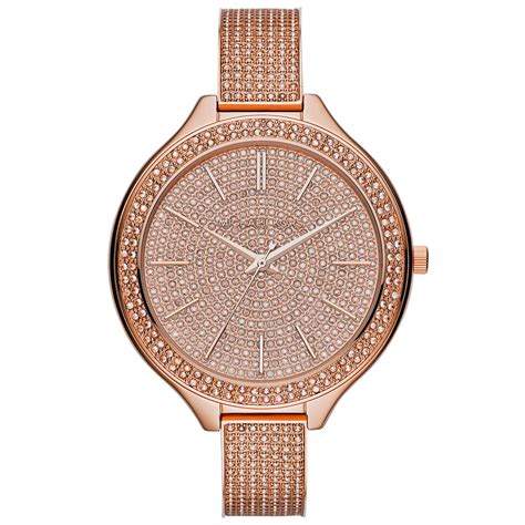 michael kors women's runway quartz watch glitz|Oversized Slim Runway Two.